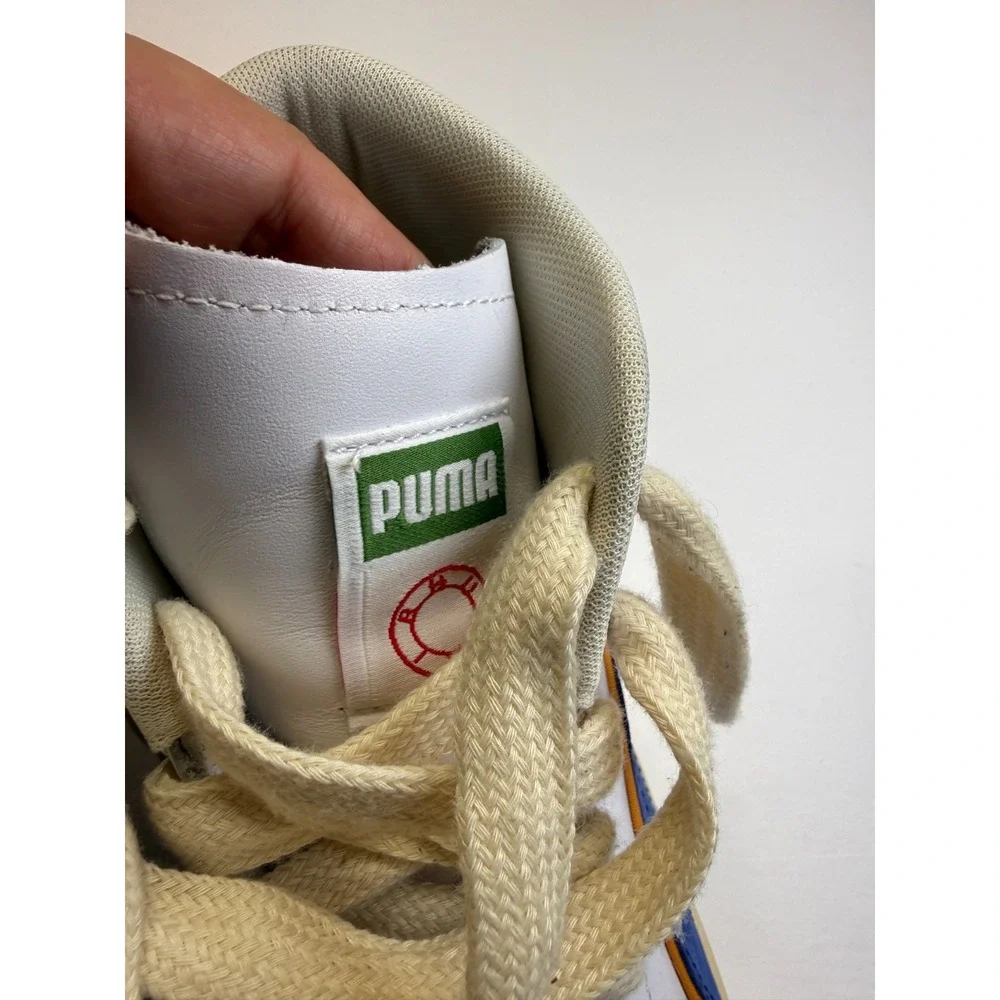 Puma Clyde Mid BBall 391335-01 Men's Sneakers 10 White New‎ York Worldwide Shoes